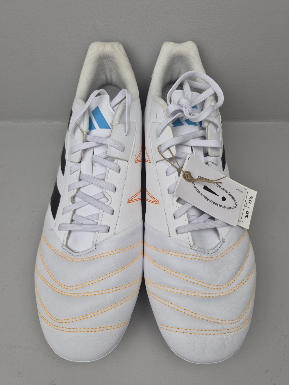 adidas Kakari Elite SG Mens Size 12 Soft Ground Rugby White Cleats JP8800 New - Picture 2 of 10